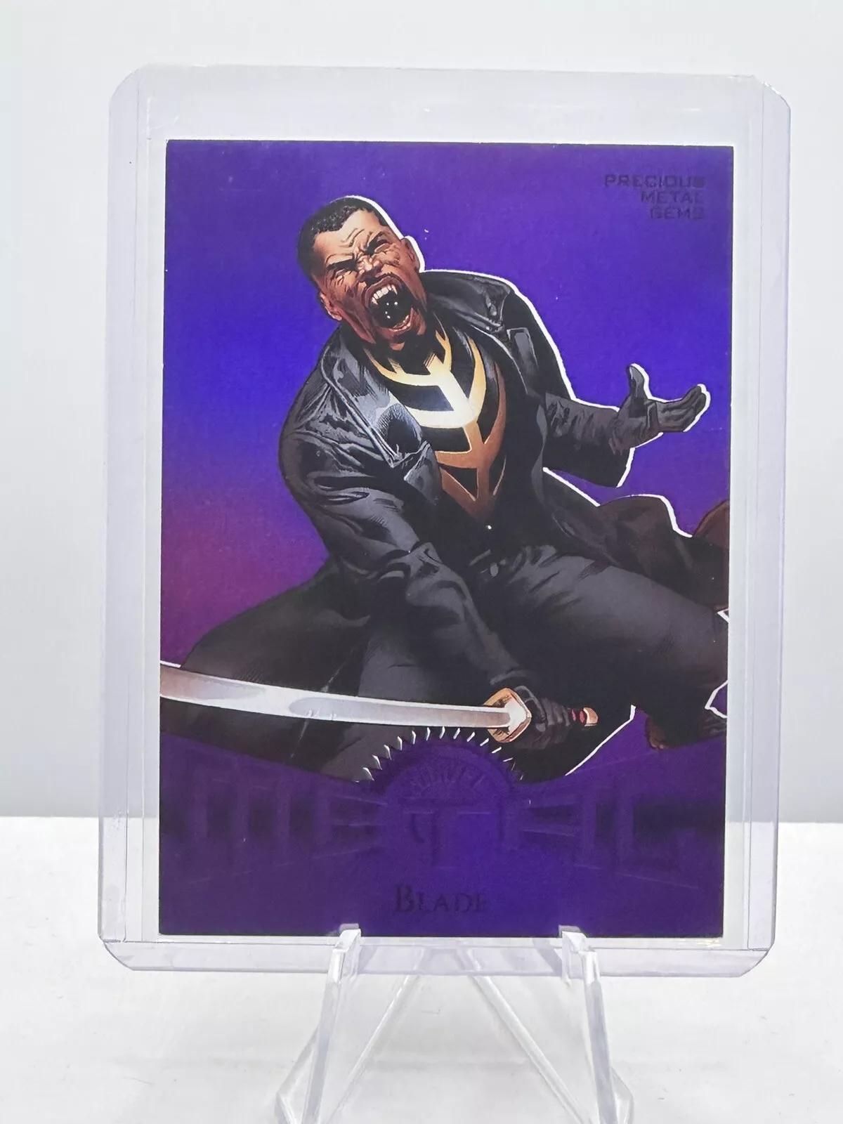 Blade [Purple Precious Metal Gems] #R-30 2024 SkyBox Metal Universe Avengers Retro