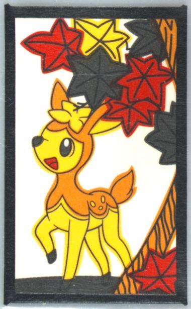 Deerling (October) Pokemon Japanese Hanafuda