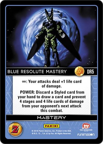 Blue Resolute Mastery DR5 Dragon Ball Z Awakening