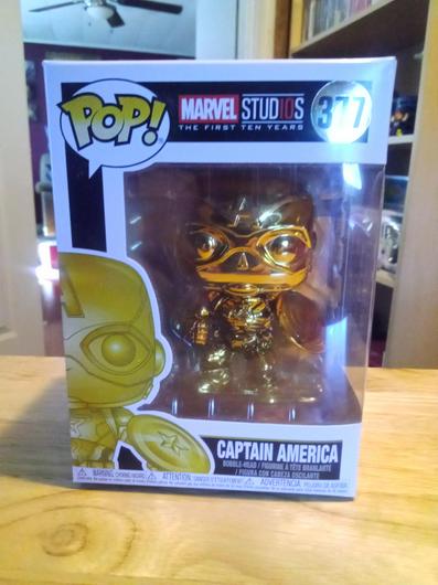 Captain America [Gold Chrome] #377 photo