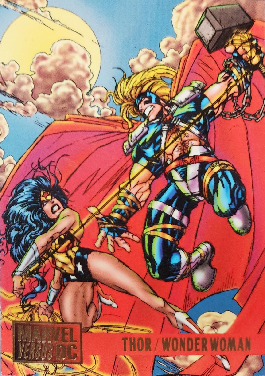 Thor / Wonder Woman #67 1995 Fleer DC vs Marvel