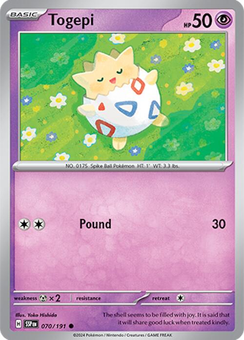 Togepi #70 Pokemon Surging Sparks