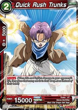 Quick Rush Trunks BT3-011 Dragon Ball Super Cross Worlds