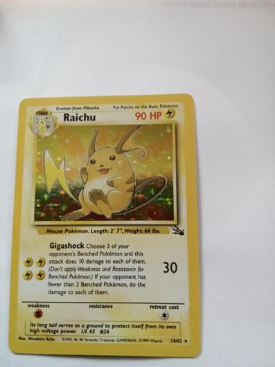 Raichu [1st Edition] #14 photo