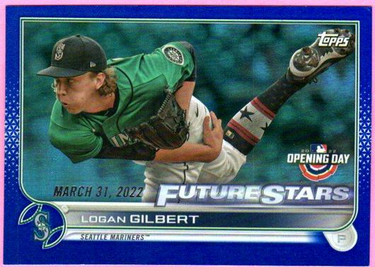 Logan Gilbert [Blue Foil] #17 photo