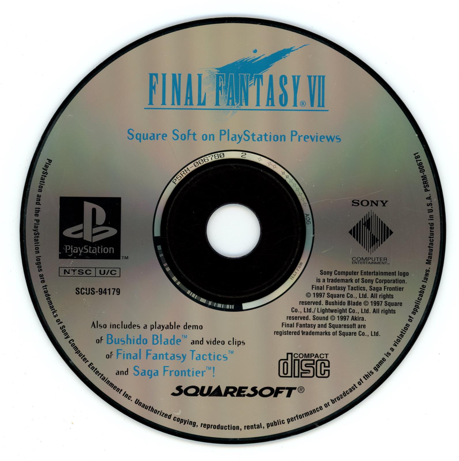 Prix de Final Fantasy VII [Preview] sur Playstation | Comparer les Prix ...