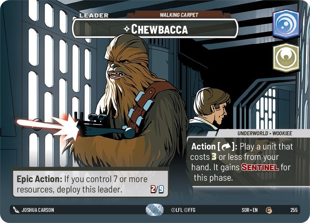 Chewbacca #255 Star Wars Unlimited: Spark of Rebellion