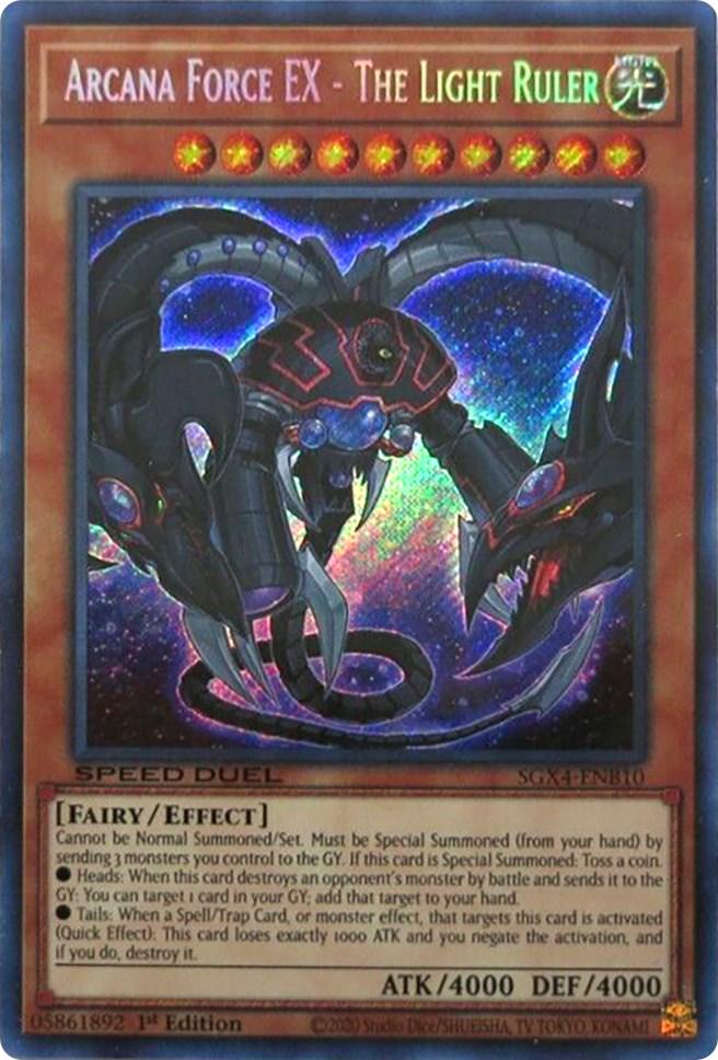 Arcana Force EX - The Light Ruler SGX4-ENB10 YuGiOh Speed Duel GX: Midterm Destruction