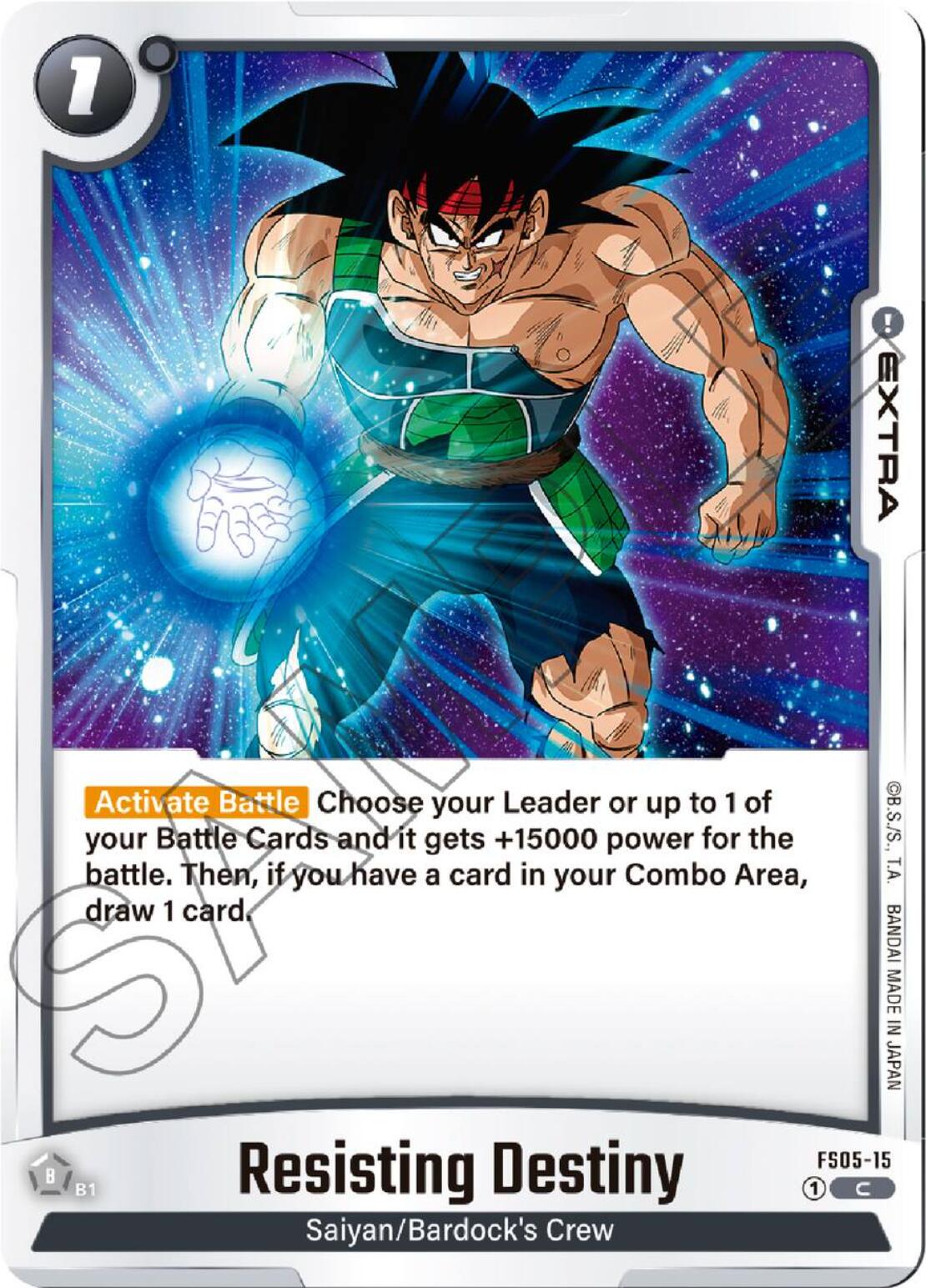 Resisting Destiny FS05-15 Dragon Ball Fusion World Starter Deck: Bardock