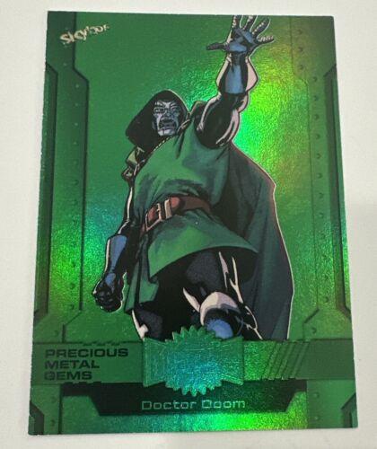 Doctor Doom [Green Precious Metal Gems] #183 2024 SkyBox Metal Universe Avengers