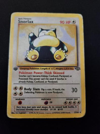 Snorlax [1st Edition] #27 photo