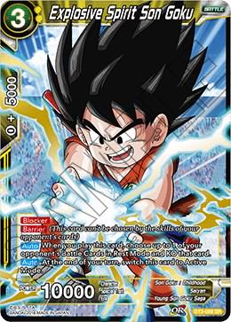 Explosive Spirit Son Goku [Shatterfoil Foil] BT3-088 Dragon Ball Super Dragon Brawl