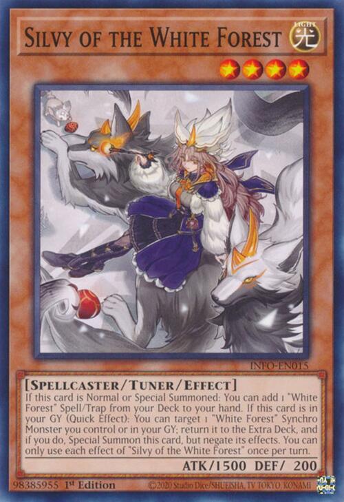 Silvy of the White Forest INFO-EN015 YuGiOh The Infinite Forbidden