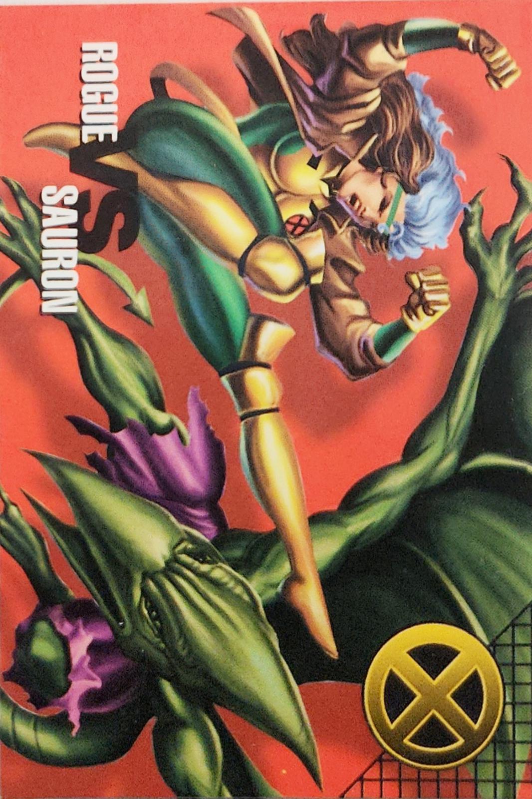 Rogue Vs. Sauron #53 Marvel 1996 Fleer Vision