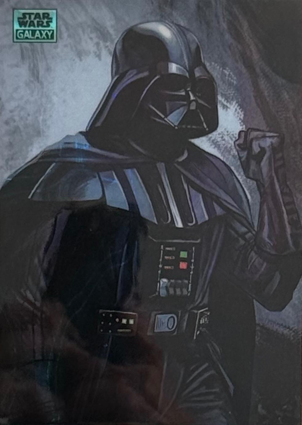 Darth Vader [Aqua Lava Refractor] #GE-15 Star Wars 2024 Topps Chrome Galaxy Galactic Empire Art