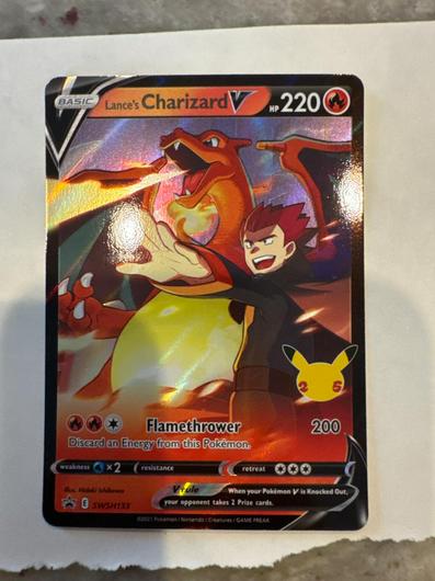 Lance's Charizard V #SWSH133 photo