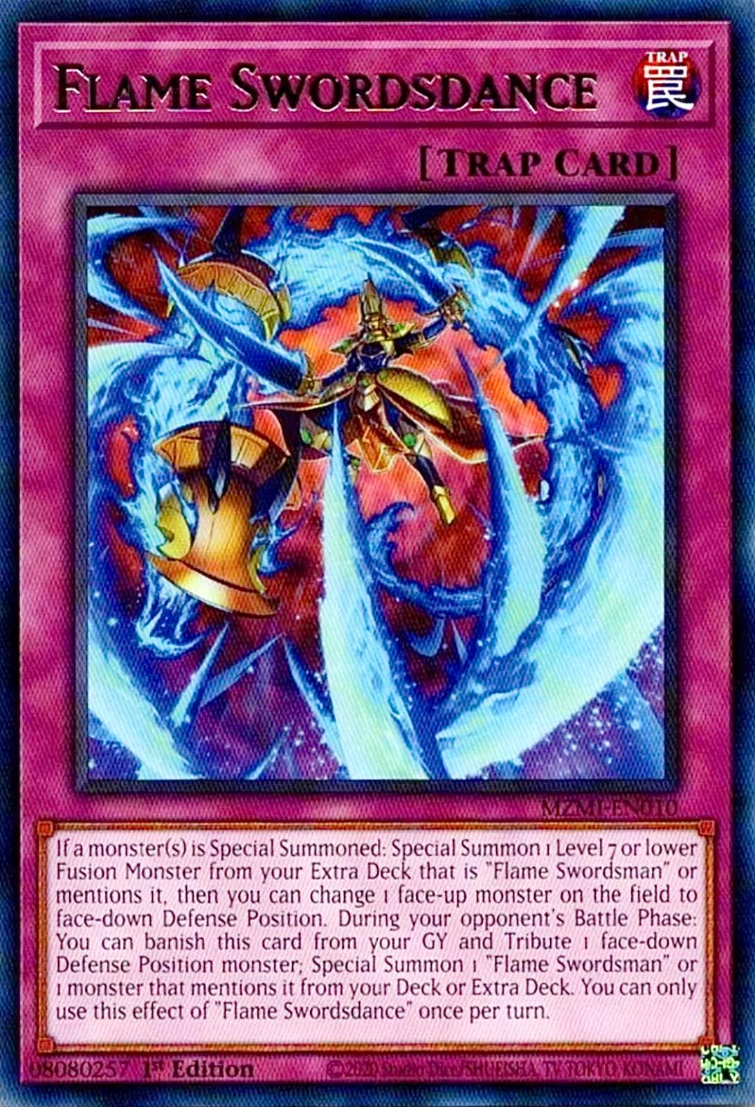 Flame Swordsdance MZMI-EN010 YuGiOh Maze of Millennia