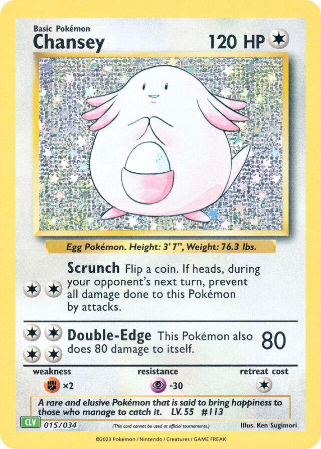 Chansey #15 Pokemon TCG Classic: Venusaur Deck