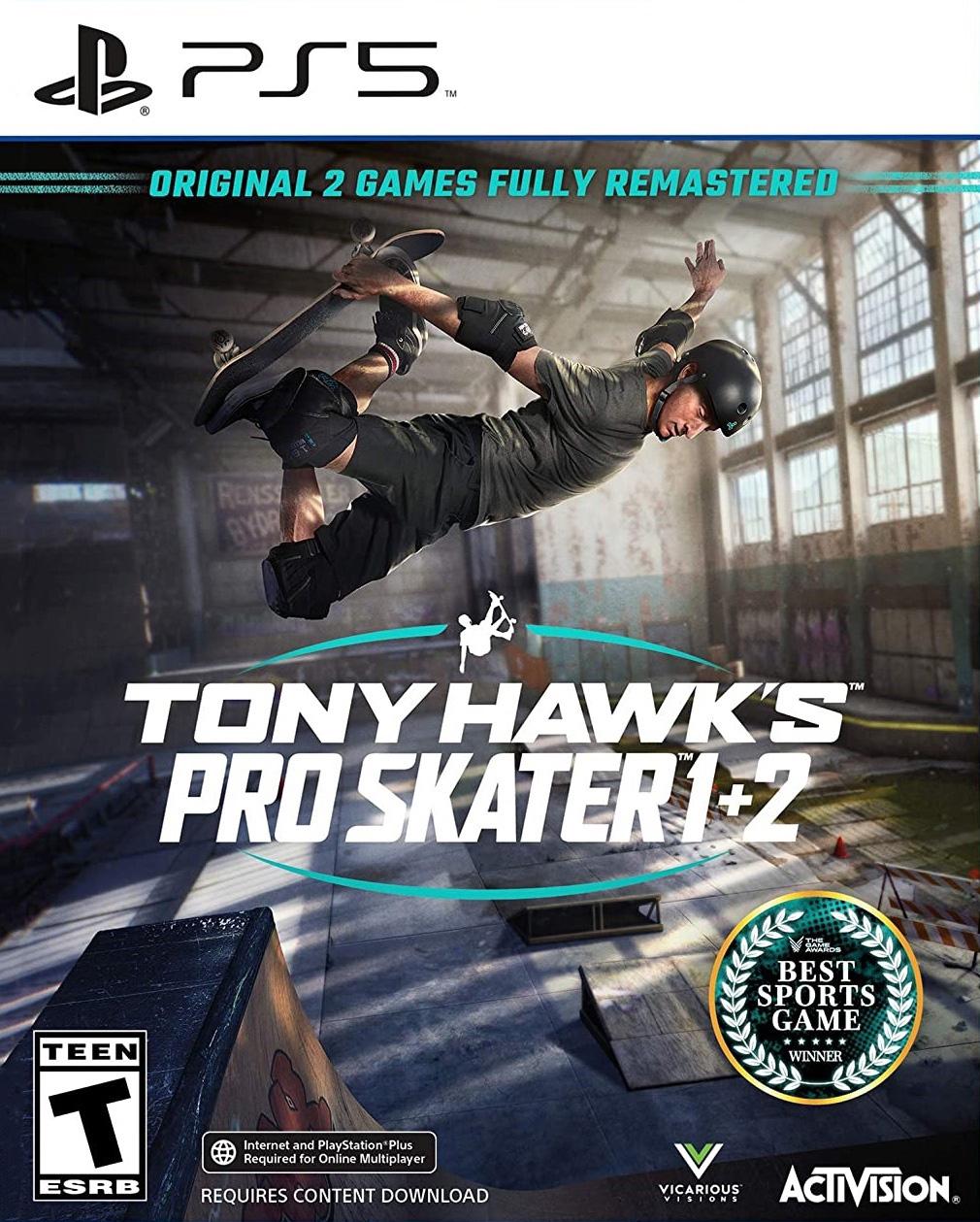 Tony Hawk's Pro Skater 1 + 2 Playstation 5