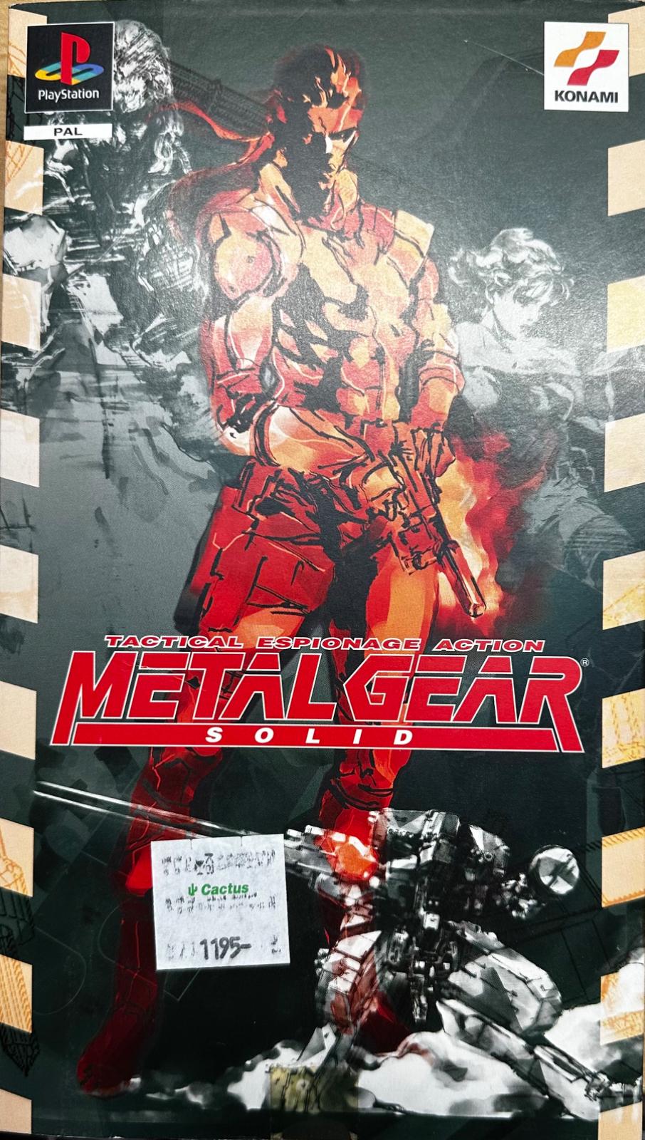 Metal Gear Solid [Long Box] PAL Playstation