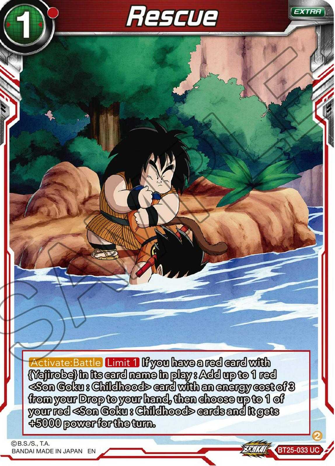 Rescue BT25-033 Dragon Ball Super Legend of the Dragon Balls