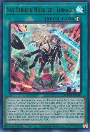 Sky Striker Mobilize - Linkage! MAMA-EN003 YuGiOh Magnificent Mavens