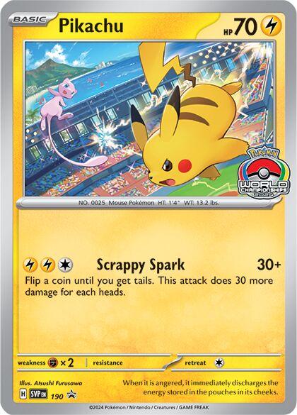 Pikachu #190 Pokemon Promo