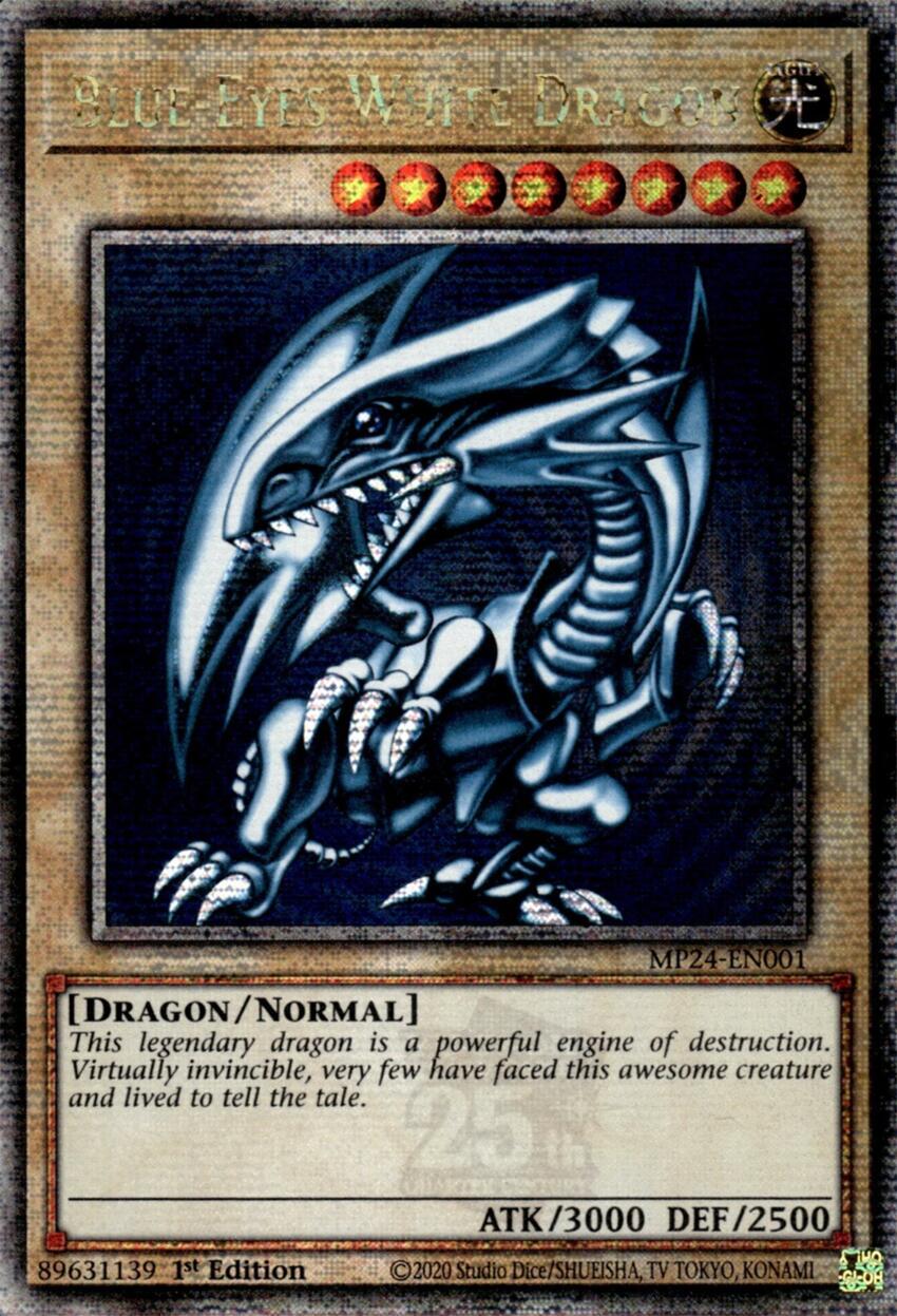 Blue-Eyes White Dragon MP24-EN001 YuGiOh 25th Anniversary Tin: Dueling Mirrors