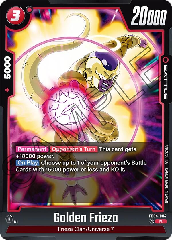 Golden Frieza [Holo] FB04-004 Dragon Ball Fusion World Ultra Limit