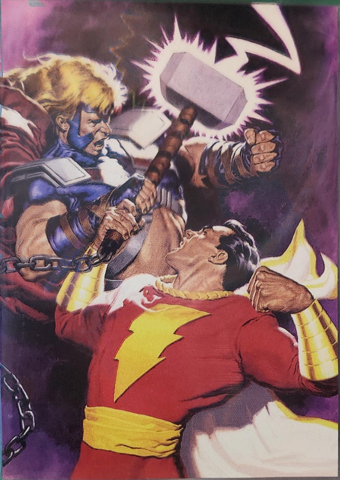 Captain Marvel vs. Thor #10 1995 Fleer DC vs Marvel Holo F/X