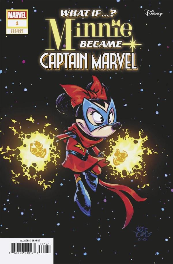 What If? Minnie Became Captain Marvel [Young] #1 (2024) Comic Books What If? Minnie Became Captain Marvel