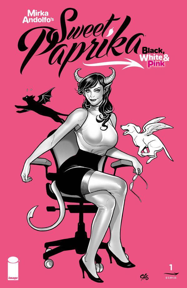 Mirka Andolfo's Sweet Paprika: Black, White, & Pink [Cho] #1 (2023) Comic Books Mirka Andolfo's Sweet Paprika: Black, White, & Pink