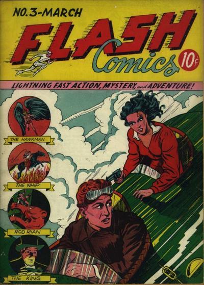 Flash Comics #3 (1940) Comic Books Flash Comics