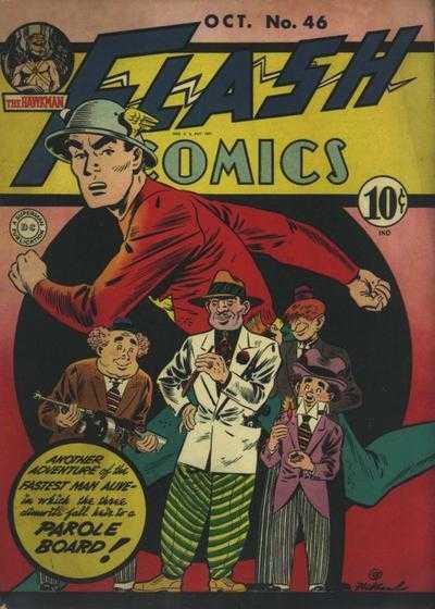 Flash Comics #46 (1943) Comic Books Flash Comics