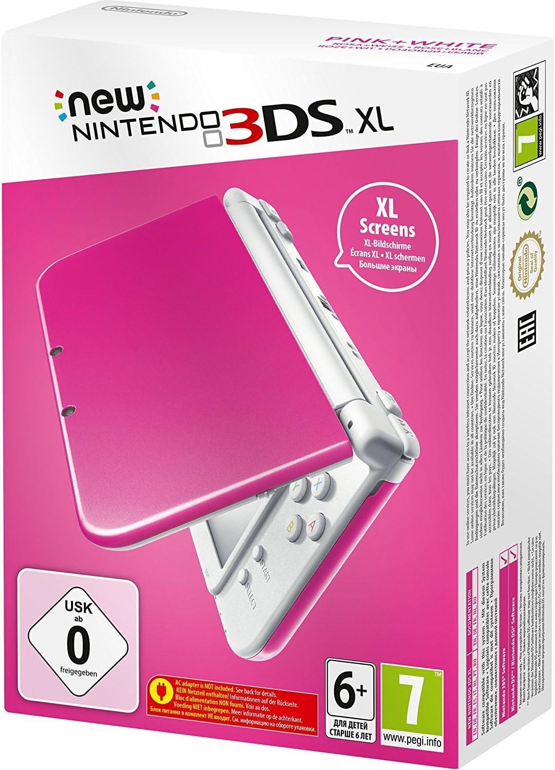 New Nintendo 3DS XL Pink + White PAL Nintendo 3DS