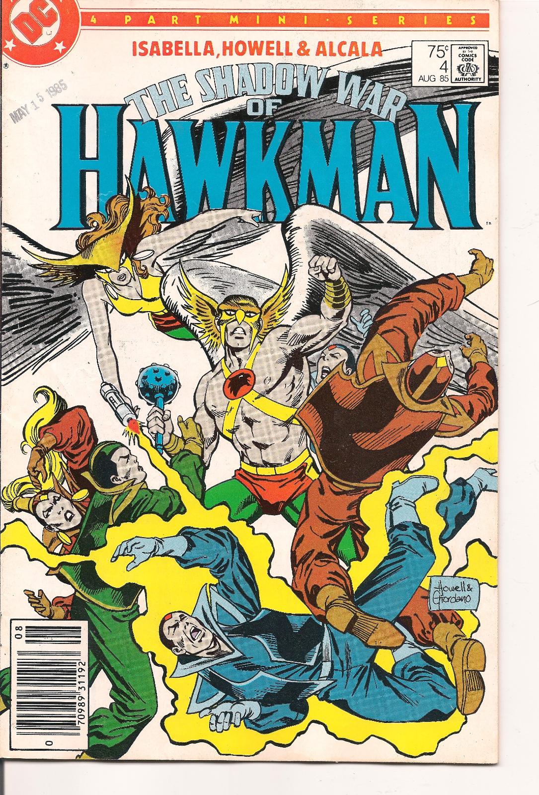 The Shadow War Of Hawkman [Newsstand] #4 (1985) Comic Books Shadow War of Hawkman