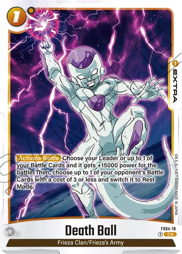 Death Ball [Bonus Pack Alternate Art Holo] FS04-16 Dragon Ball Fusion World Starter Deck: Frieza