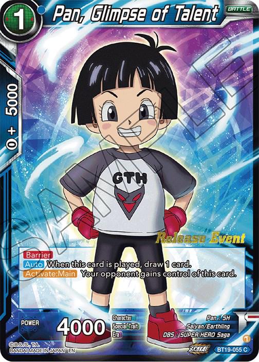 Pan, Glimpse of Talent BT19-055 Dragon Ball Super Divine Multiverse Release Promos