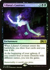 Liliana's Contract [Prerelease] #107 Magic Core Set 2019 Prices