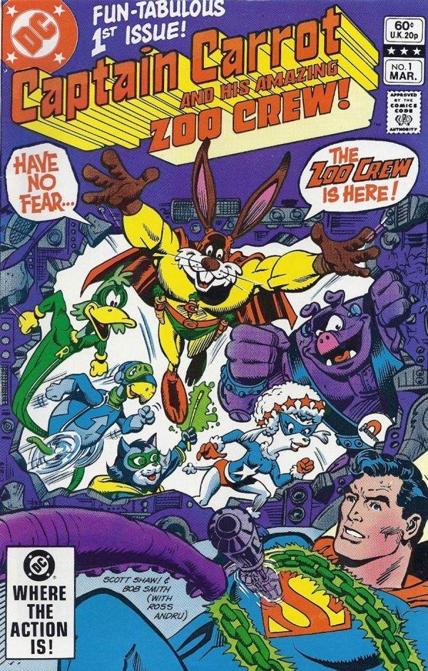 Captain Carrot and His Amazing Zoo Crew! #1 (1982) Comic Books Captain Carrot and His Amazing Zoo Crew