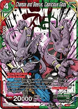 Champa and Beerus, Capricious Gods [Alternate Art Foil] DB1-088 Dragon Ball Super Expansion Set: Special Anniversary Box 2020