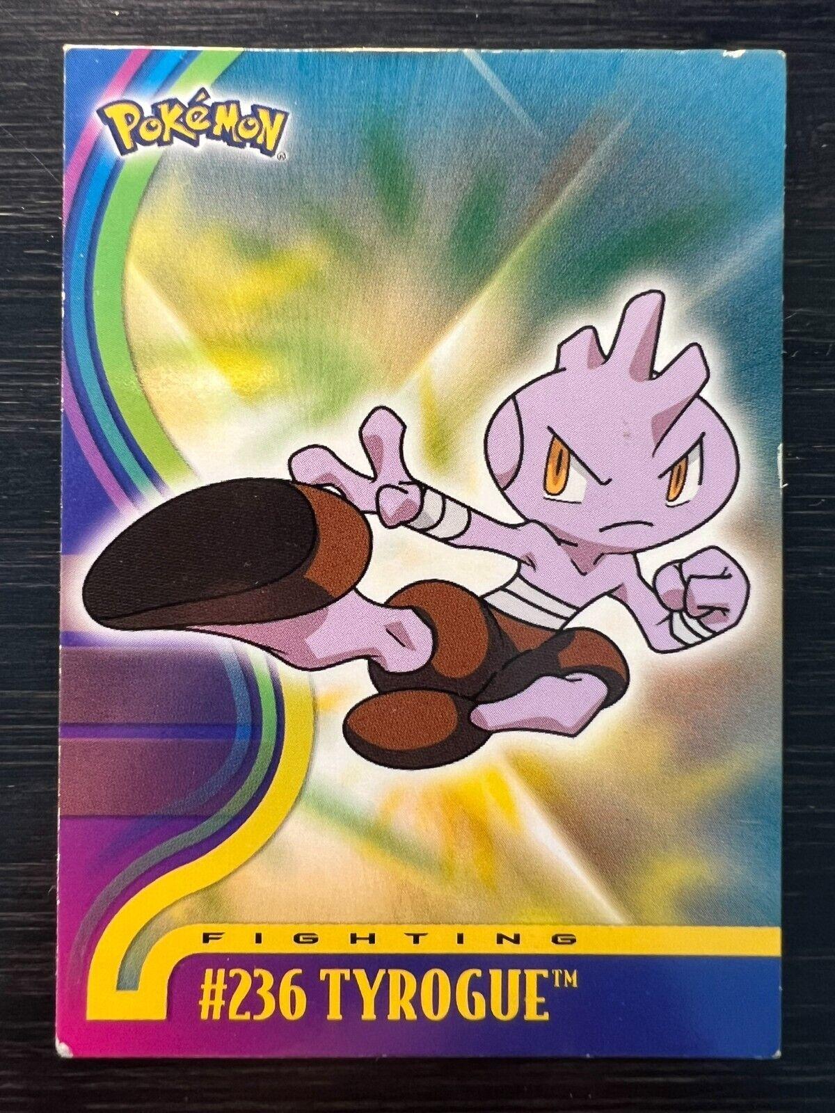 Tyrogue #236 Pokemon 2001 Topps Johto Champions