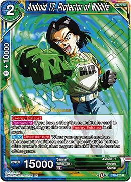 Android 17, Protector of Wildlife BT8-120 Dragon Ball Super Malicious Machinations: Pre-Release Promos