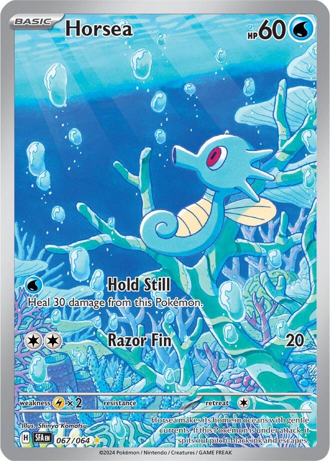 Horsea #67 Pokemon Shrouded Fable