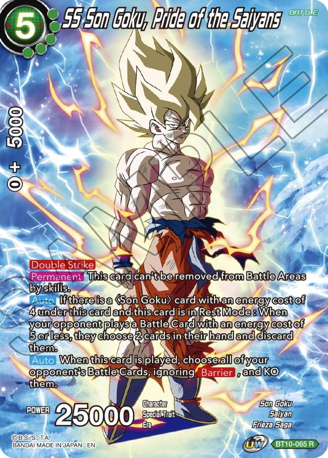 SS Son Goku, Pride of the Saiyans [Foil] BT10-065 Dragon Ball Super Theme Selection: History of Son Goku