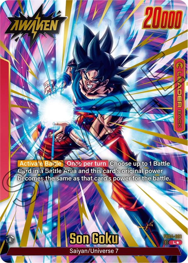 Son Goku - FB04-001 [Alternate Art Holo] FB04-001 Dragon Ball Fusion World Ultra Limit