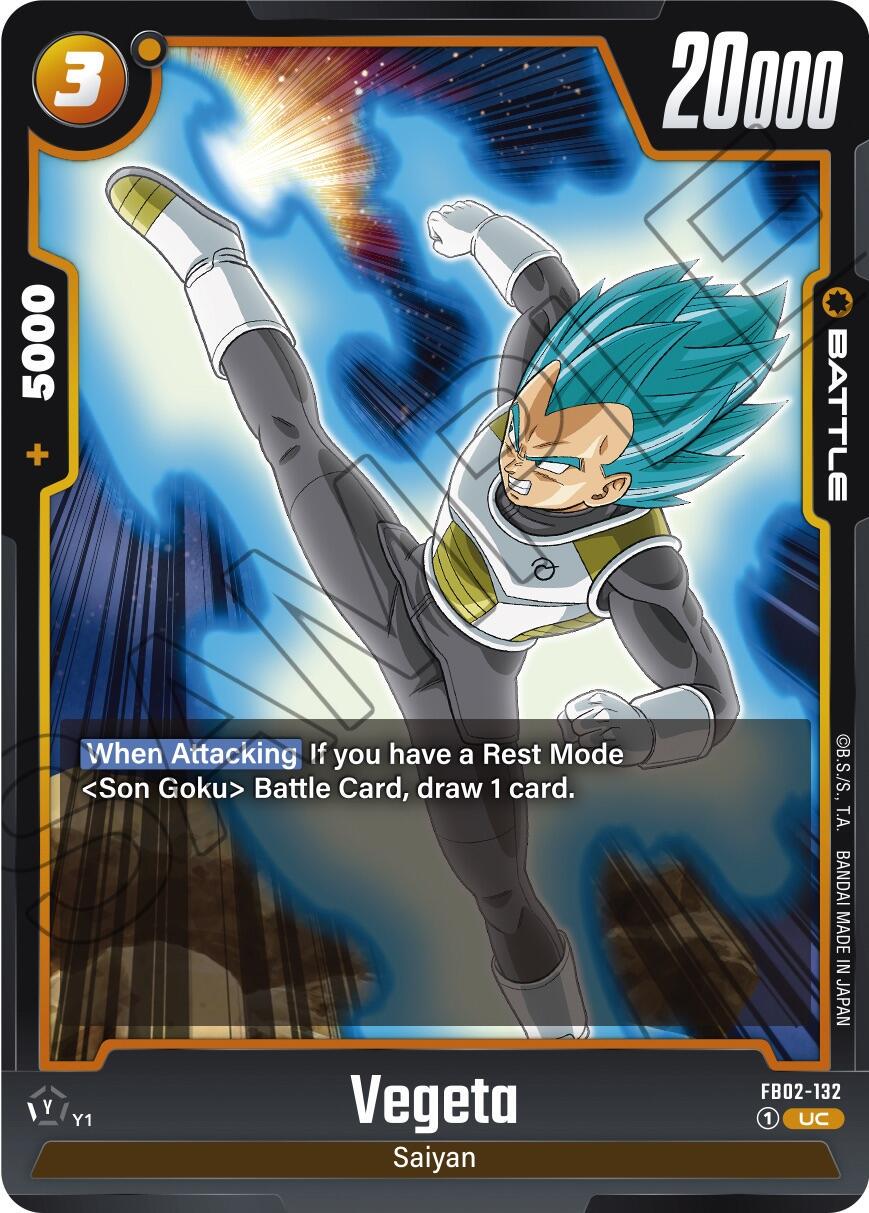 Vegeta FB02-132 Dragon Ball Fusion World Blazing Aura