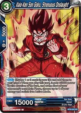 Kaio-Ken Son Goku, Strenuous Onslaught [Foil] BT8-025 Dragon Ball Super Malicious Machinations