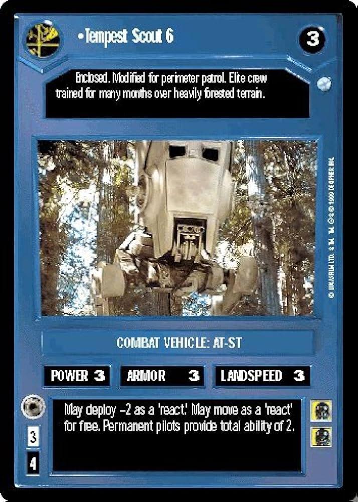 Tempest Scout 6 [Limited] Star Wars CCG Endor