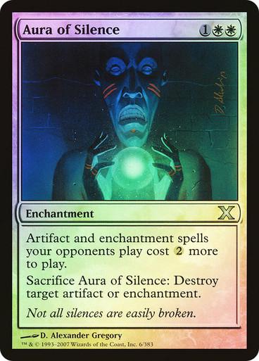 Aura of Silence [Foil] #6 Magic 10th Edition